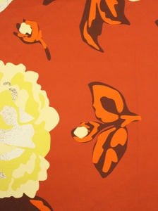 Çiçek Desen  ( 1041 ) Dijital Baskılı Çift En Kumaş 150 cm