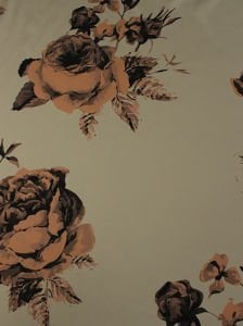 Çiçek Desen  ( 1016 ) Dijital Baskılı Çift En Kumaş 150 cm