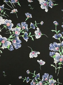 Çıtır Çiçek (5352) Dijital Baskılı Çift En Kumaş 150 cm MAT SATEN - Kırmızı