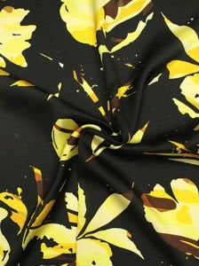 Çiçek Desen  ( 1159 ) Dijital Baskılı Çift En Kumaş 150 cm