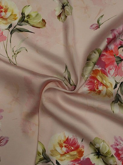 Çiçek Desen  ( 1220 ) Dijital Baskılı Çift En Kumaş 150 cm