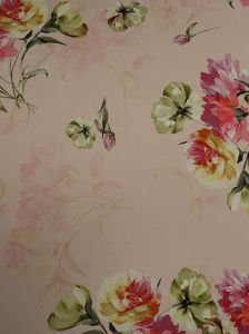 Çiçek Desen  ( 1220 ) Dijital Baskılı Çift En Kumaş 150 cm