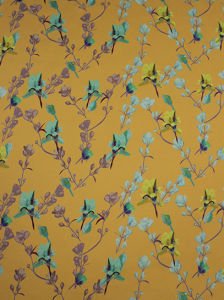Çıtır Çiçek ( 1233 ) Dijital Baskılı Çift En Kumaş 150 cm MULTİ ŞİFON - Beyaz