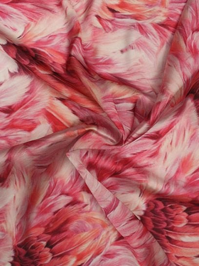 Kuş Desen  ( 1452 ) Dijital Baskılı Çift En Kumaş 150 cm