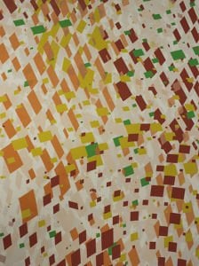Geometrik Desen  ( 4420 ) Dijital Baskılı Çift En Kumaş 150 cm