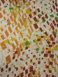 Geometrik Desen  ( 4420 ) Dijital Baskılı Çift En Kumaş 150 cm