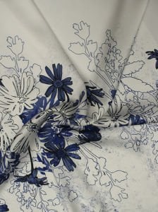 Çiçek Desen  ( 4429 ) Dijital Baskılı Çift En Kumaş 150 cm