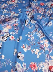 Çiçek Desen (1071) Dijital Baskılı Çift En Kumaş 150 cm