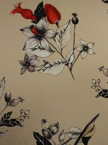 Çiçek Desen  ( 1091 ) Dijital Baskılı Çift En Kumaş 150 cm