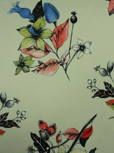 Çiçek Desen  ( 1091 ) Dijital Baskılı Çift En Kumaş 150 cm