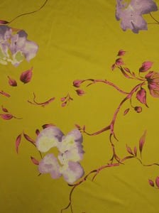 Çiçek Desen  ( 5391 ) Dijital Baskılı Çift En Kumaş 150 cm